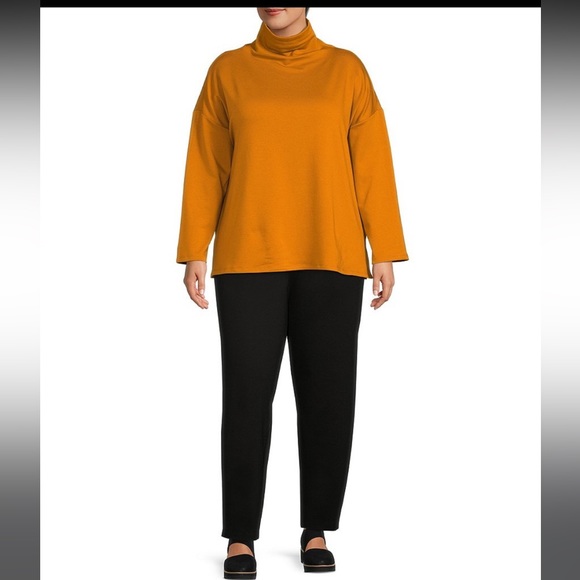 NWT Eileen Fisher Tencell Lyocell Knit Pull-On Lantern Ankle Pants - Picture 1 of 3